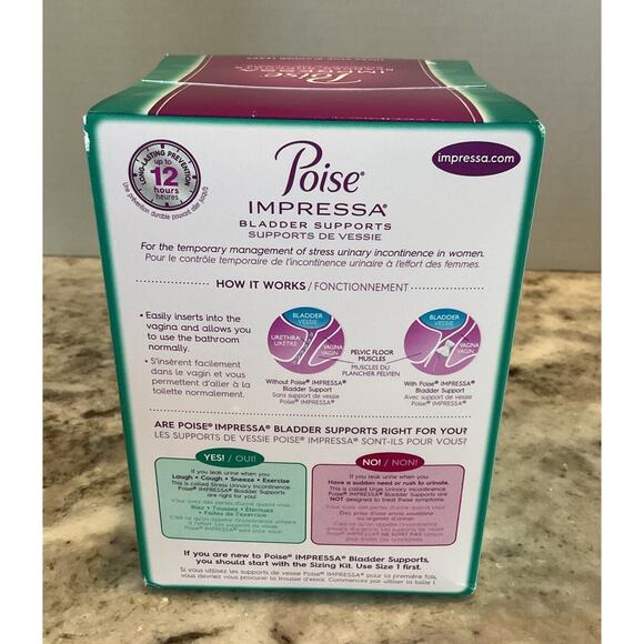 Poise Impressa Women's Incontinence Bladder Support Bladder Control Size 3, 21ct - Picture 3 of 4